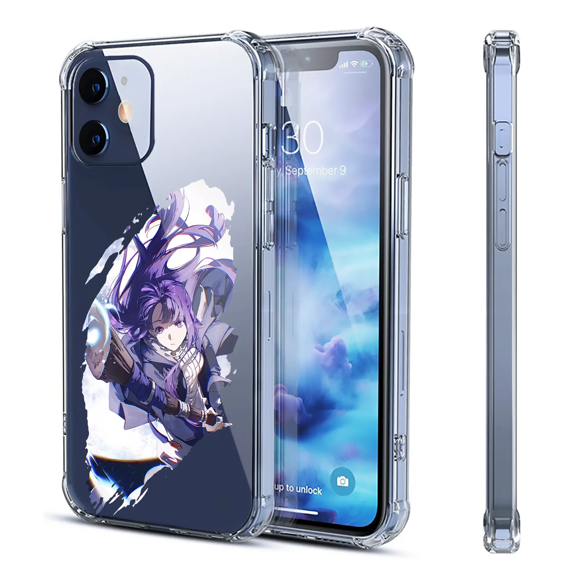 葬送のフリーレン（Frieren） グッズ,フェルン（Fern） - IPhone 12シリーズ対応 ・ 透明スマホケース ・ クリアソフトケース ・ TPU素材 ・ 耐衝撃 ・ 高密着 ・ 防汚 防指紋 ・ 簡単着脱